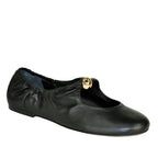 Cornel Leather Ornamental Closed Flat