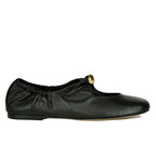 Cornel Leather Ornamental Closed Flat
