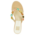 Daksie Jeweled Thong Heel