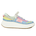 Dolen Multi Knitted Platform Sneaker