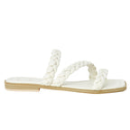 Iman Woven Flat Sandal