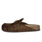 Jodero Suede Ornament Footbed Mule