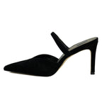 Kanika Suede Strap Heel Mule