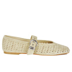 Mikel Perforated Suede Ballet Flat