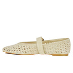 Mikel Perforated Suede Ballet Flat