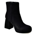 Ulyses Suede Platform Heel Bootie