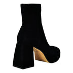 Ulyses Suede Platform Heel Bootie