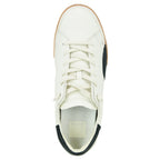 Zina Leather Tie Sneaker