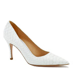 Emma Snake Mid Heel Pump