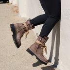 Farrah Suede Lace Up Boot