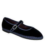 Molly Velvet Flat Mary Jane