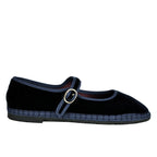 Molly Velvet Flat Mary Jane