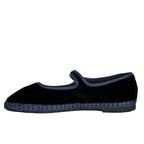 Molly Velvet Flat Mary Jane