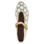 Pierre-Sunflower Mesh Mary Jane Flat