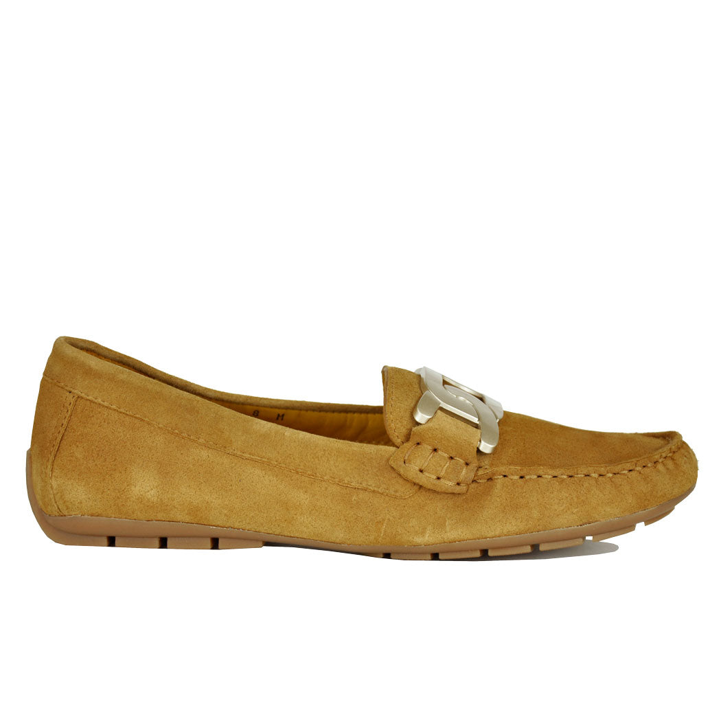 Aiker Suede Closed Flat Moc
