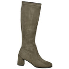 Caissy Suede Heel Tall Boot