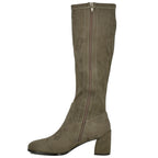 Caissy Suede Heel Tall Boot