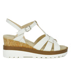 Carly Leather Wedge Sandal