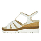 Carly Leather Wedge Sandal