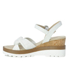 Clew Leather Knot Wedge Sandal