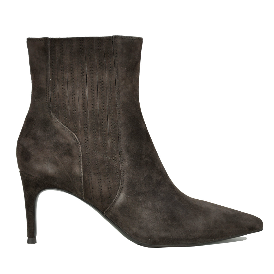 Dearan Suede Heel Bootie – Footnotes