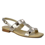 Erith Leather Studded Flat Sandal