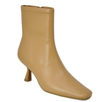 Gabris Stretch Leather Heel Bootie