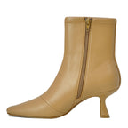 Gabris Stretch Leather Heel Bootie