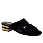 Horus Suede Low Heel Slide