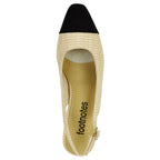 Jala Raffia Block Heel Slingback