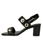 Livie Leather Heel Ornament Sandal