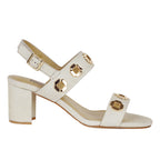 Livie Leather Heel Ornament Sandal