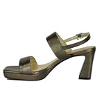 Maida Metallic Leather Platform Sandal