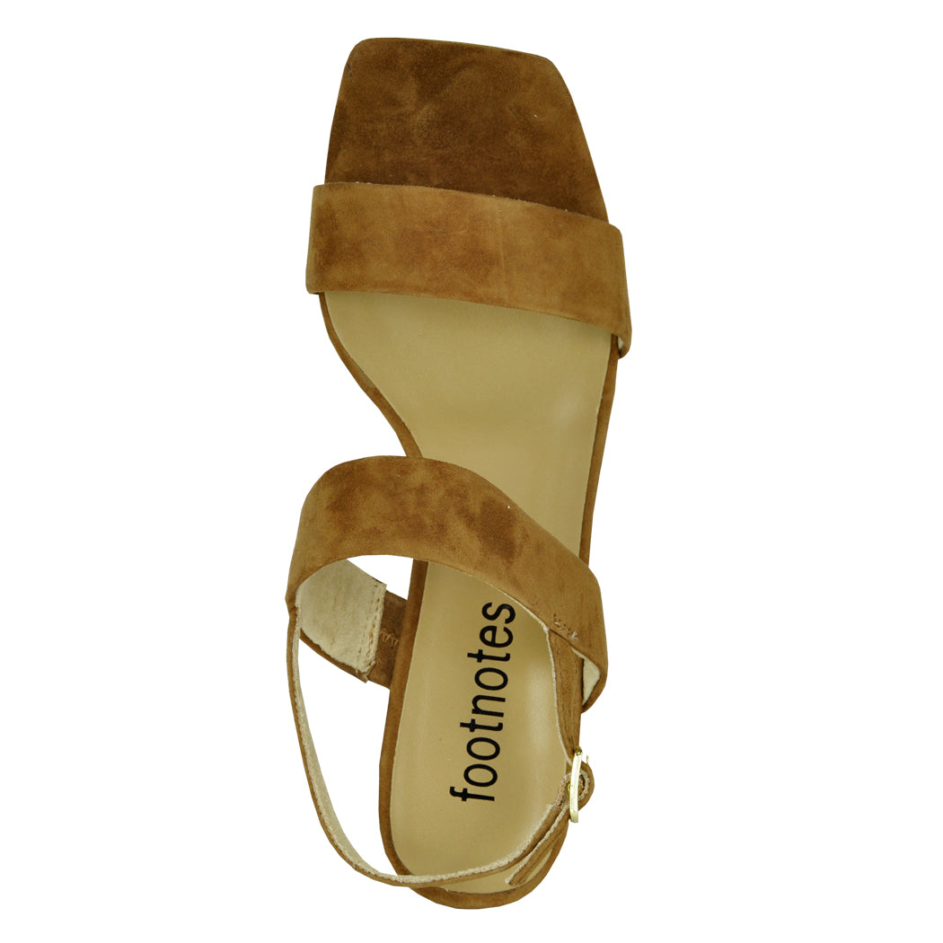 Maida Suede Platform Heel Sandal – Footnotes
