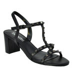 Midge Leather Heel Studded Sandal