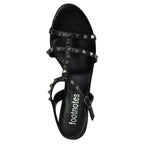 Midge Leather Heel Studded Sandal