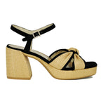 Mina Raffia Knotted Sandal