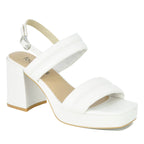 Muguet Leather Double Banded Sandal