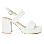 Muguet Leather Double Banded Sandal