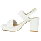 Muguet Leather Double Banded Sandal