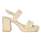 Muguet Leather Double Banded Sandal