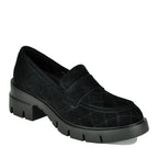 Narda Suede Quilted Lug Loafer