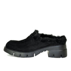 Nety Suede Fur Platform Mule