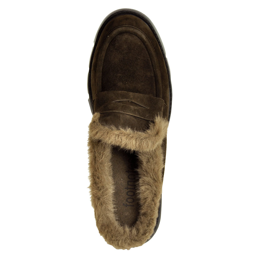 Nety Suede Fur Platform Mule