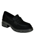 Nevis Suede Lug Heel Loafer