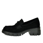 Nevis Suede Lug Heel Loafer