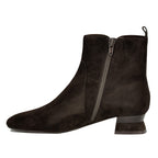 Penko Suede Low Heel Bootie