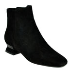 Pensee Suede Low Heel Bootie