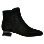 Pensee Suede Low Heel Bootie