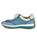 Quiton Raffia Ripped Tie Sneaker